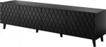 TV-laud Cama Meble Asti, must v., 200 cm x 42 cm x 52 cm
