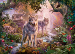 Pusle Ravensburger Summer Wolves, 70 cm x 50 cm, 1000 tk