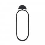 Taimede kinnitusr&otilde;ngad Bradas Anchor Rubber Tie Epdm, 8 cm x 0.4 cm, 8 cm, kumm, must v.