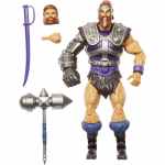 M&auml;ngukujuke, koos tarvikutega Mattel Masters Of The Universe New Eternia Fisto, 18 cm, h&otilde;be/violetne