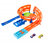 Autorada Mattel Hot Wheels Whip Around Raceway HTK17, sinine v./oranž v.