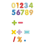 Magnetid, numbrid ja v&auml;rvid Magnetic Numbers, mitmev&auml;rviline, 90 tk