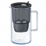 Veefiltrid Aquaphor Glass Maxfor+, 2.5 l, l&auml;bipaistev v./must v.