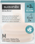 Pudelilutt Suavinex Zero Zero, 3 kuud, pruunikas