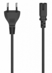 Kaabel Hama Power 2-Pin, Elektriskā tīkla, 2.5 m, must v.