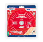 Saeketas Specialist+ Premium, 190 mm x 30 mm
