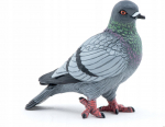 M&auml;ngukujuke, lind Papo Pigeon, 4 cm, hall v.
