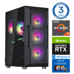Statsionaarne arvuti Intop AMD Ryzen 7 7700X, DDR5 64 GB, SSD 1 TB, NVIDIA GeForce RTX 5050 8 GB GDDR6, Windows 11 Pro
