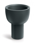 Lillepott Prosperplast MOLTA TMV40-107GR, plastik, &Oslash; 40 cm, hall v.