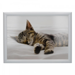 Kandik Creative Tops Sleeping Kitten, 44 cm, 34 cm, Pruun v./Valge v.