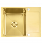 K&ouml;&ouml;givalamu Rea Paul, roostevaba teras, 60 cm x 48 cm x 18.5 cm, kuldne v.