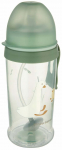 Pudel silikoonk&otilde;rrega Canpol Babies Non-Spill Sport, 350 ml, 9 kuud, plastik/silikoon, roheline v.