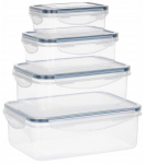 Toiduainekarbi komplekt Vilde 229244, 0.240 - 1.5 l, 4 tk