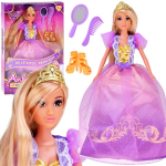 Nukk aksessuaaridega Anlily Beautiful Princess, 30 cm, violetne