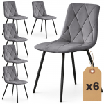 Toolide komplekt Akord Milo, matt, grafiit v., 43.5 cm x 45.5 cm x 87 cm, 6 tk
