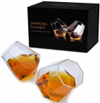 Viskiklaaside komplekt Herma Diamond, klaas, 0.25 l, 2 tk