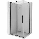 Du&scaron;ikabiin Mexen Velar L 871-100-085-03-70, ristk&uuml;lik, aluseta, 100 cm x 85 cm x 200 cm, must v./l&auml;bipaistev