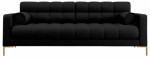 Diivan Cosmopolitan Design Bali Neve 100, kuld v./must v., 96 x 217 cm x 75 cm