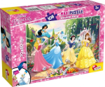 Pusle Lisciani Maxi Disney Princesses, 50 cm x 70 cm, 108 tk, mitmev&auml;rviline