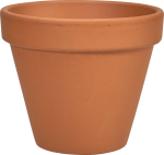 Lillepott Domoletti Terakota T-001-001-08-P, keraamiline, &Oslash; 9 cm, pruun v.