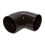 Vihmaveetoru p&otilde;lv Scala, 87 &deg;, &Oslash; 8 cm, pol&uuml;vin&uuml;&uuml;lkloriid (pvc), pruun v.