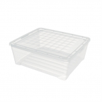 Kaanega hoiukarp Curver 96063, 10 l, l&auml;bipaistev v., 34.2 x 29.7 x 12.5 cm