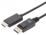 Juhe Assmann Displayport / HDMI AK-340303-010-S HDMI male, Display port male, 1 m, must v.
