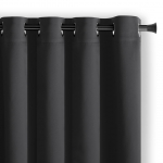 Pimendav kardin Restilo Blackout, must v., 140 cm x 175 cm