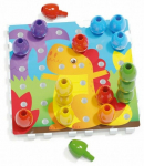 Arendav m&auml;ng Quercetti Jumbo Peggy, mitmev&auml;rviline, 45 tk