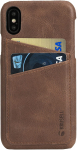 Telefoni &uuml;mbris Krusell Sunne 2 Vintage Cognac Card Cover for Apple iPhone X, pruun v., Apple
