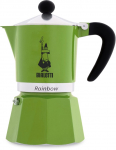 Moka kohvikann Bialetti Rainbow Green 1 Cup 0004971/NP, 0.06 l, roheline v.