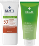 N&auml;ohooldustoodete komplekt naistele Rilastil Sun System Acnestil SPF50+, 90 ml