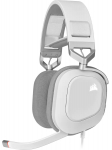 Juhtmega m&auml;nguri peakomplekt Corsair HS80 RGB HS80, valge v.