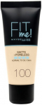 Vedel jumestuskreem Maybelline Fit Me Matte + Poreless, 100 warm ivory, 30 ml