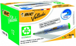 Valge tahvli marker Bic Velleda 701023, 1 - 5 mm, roheline v., 12 tk