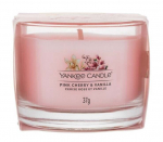 K&uuml;&uuml;nal, l&otilde;hna Yankee Candle Pink Cherry & Vanilla, 7 - 10 h, 37 g, Roosa