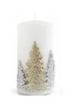 J&otilde;uluk&uuml;&uuml;nal, silindri Mondex Winter Trees BC5209-SW, 8 tk, valge v.