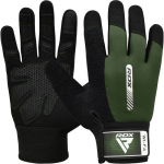 Treeningkindad RDX W1 Full, must/roheline, S