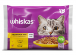 Kassi m&auml;rgtoit Whiskas Chicken,turkey, kanaliha/kalkun, 0.085 kg x 4 tk