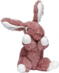 Pehme m&auml;nguasi Molli Toys Bunny 428170, valge v./roosa v., 17 cm