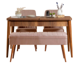 S&ouml;&ouml;gitoa komplekt Kalune Design Vina 0900 - 3, p&auml;hklipuu v./beež v.