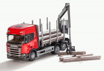 M&auml;nguasja veoauto Scania CR 20H Timber, 1:25, punane v.