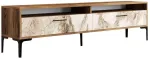 TV-laud Kalune Design Istanbul 2, valge v./p&auml;hklipuu v./beež v., 180 cm x 47 cm x 35 cm