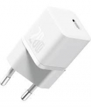 Adapter Baseus GaN5 20W Mini, USB Type C, valge v., 20 W