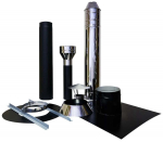 Kamina &uuml;hendustoru Vulcano Plus, h&otilde;be v./must v., 160 - 260 mm, 250 cm