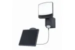 P&auml;ikesepaneeliga prožektor, seinakinnitus Lutec Sunshine, 7 W, 500 lm, 5000 &deg;K, IP54, hall v.