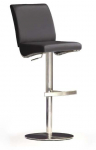 Baaritool MC Akcent Diaz Round, matt, must v., 50 cm x 42 cm x 87 cm