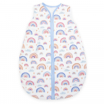 &Otilde;huke magamiskott beebile Ankras Rainbow, valge v./sinine v./oranž v., 80 cm