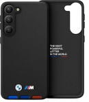 Telefoni &uuml;mbris BMW Leather Stamp, Samsung Galaxy A54, must v.