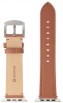 Rihmad Swissten For Apple Watch, pruun/h&otilde;be